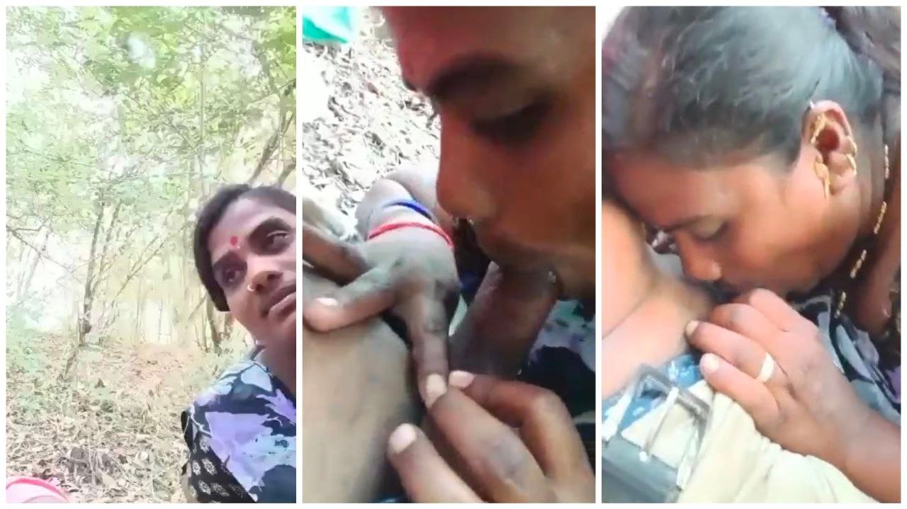 रंडीला जंगलात नेऊन झवून काढले