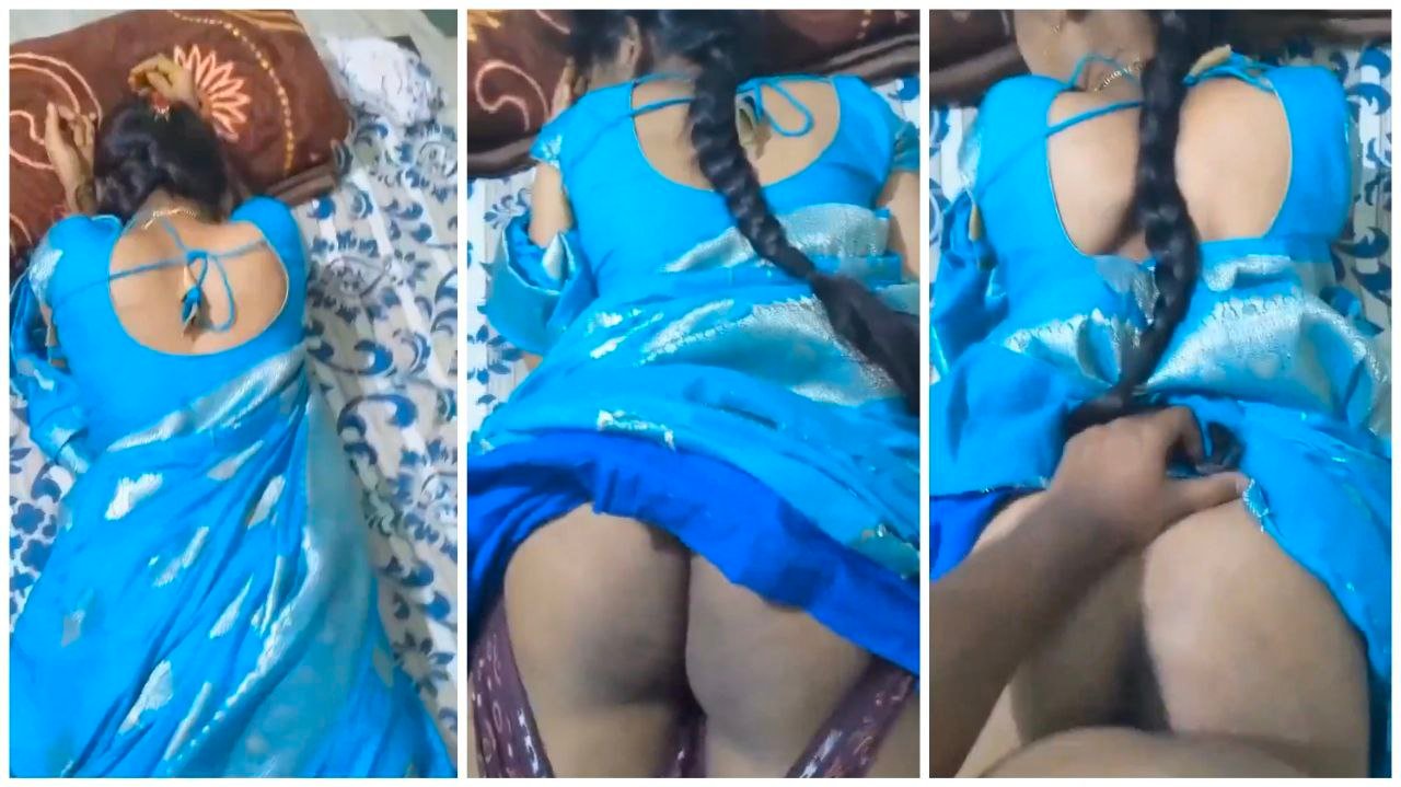 कामवाली ची साडी वर करून डॉगी स्टाईल मध्ये झवले