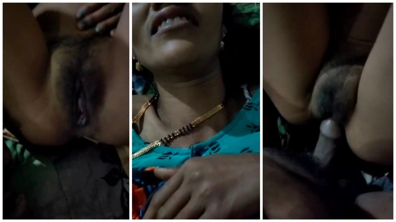 बारीक बायकोला आवाज करत नवऱ्याने झवले